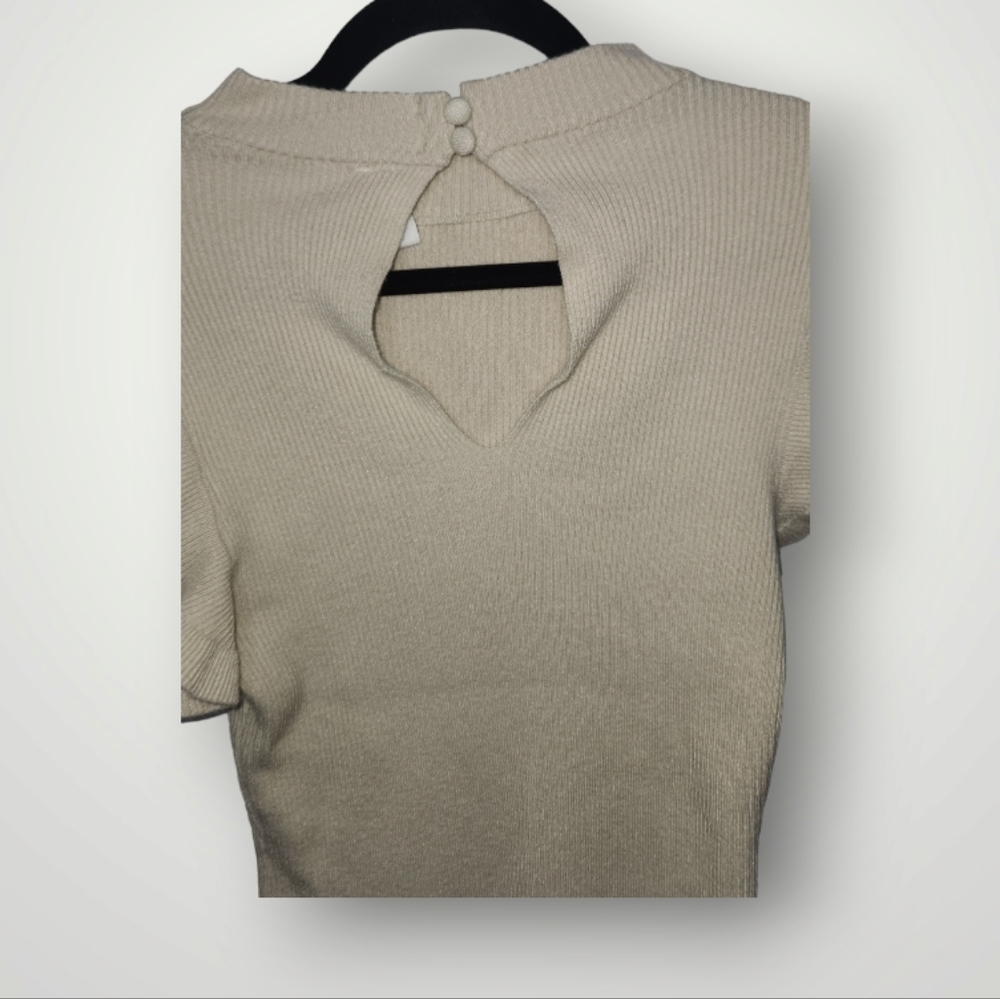 Glam sweater ribbed bodysuit Small - Picture 3 of 11